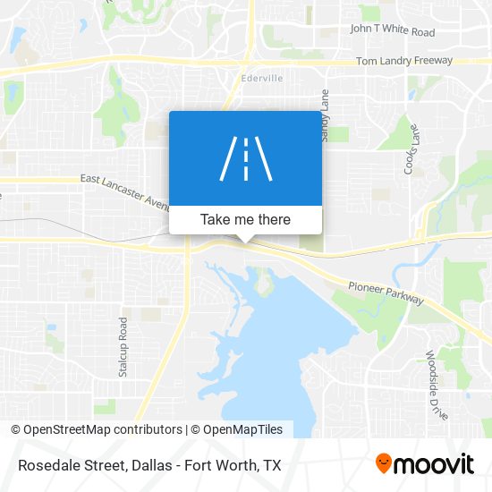 Rosedale Street map