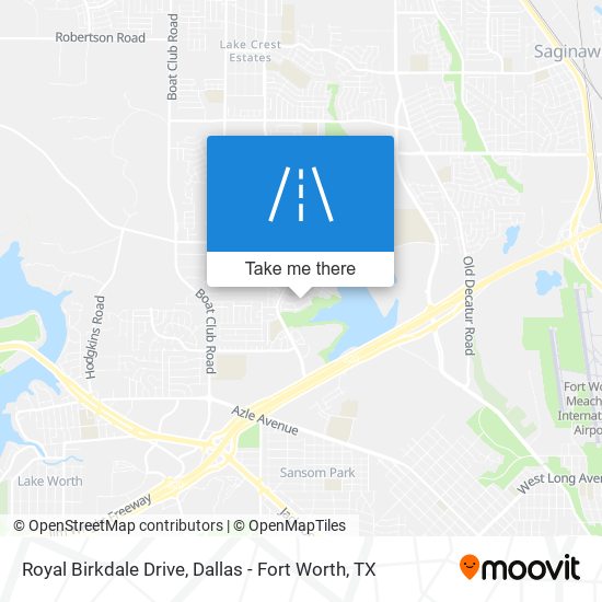 Royal Birkdale Drive map