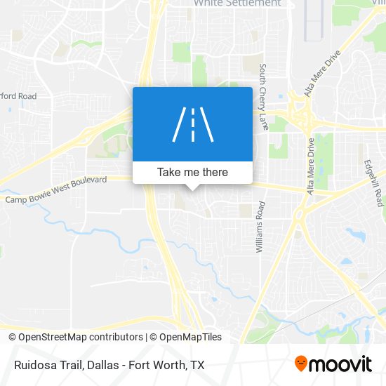Ruidosa Trail map