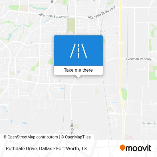 Ruthdale Drive map