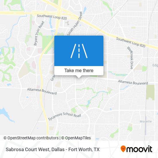Mapa de Sabrosa Court West