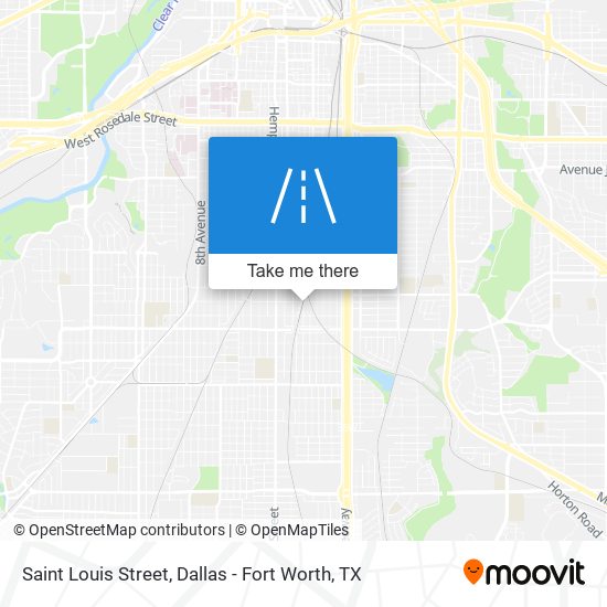 Saint Louis Street map