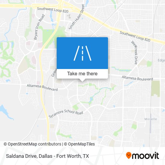 Mapa de Saldana Drive