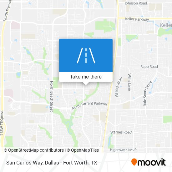 Mapa de San Carlos Way