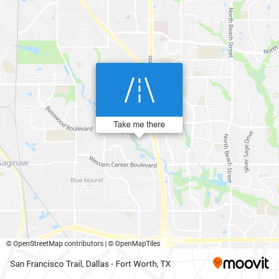 Mapa de San Francisco Trail