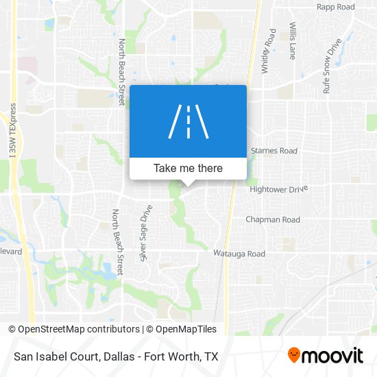 San Isabel Court map