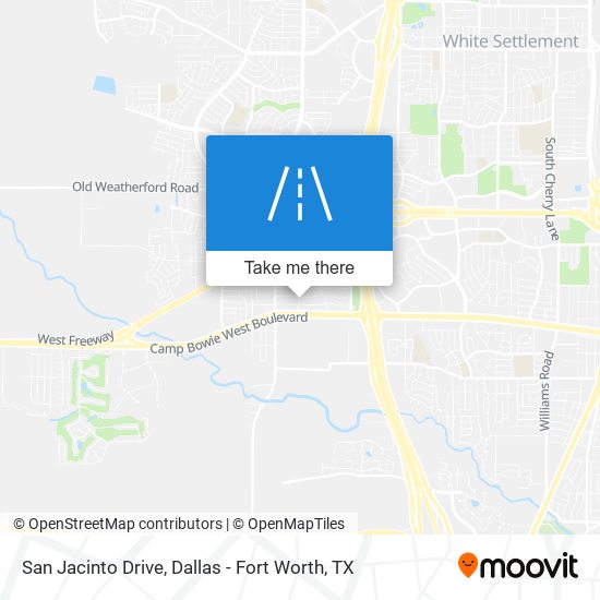 San Jacinto Drive map