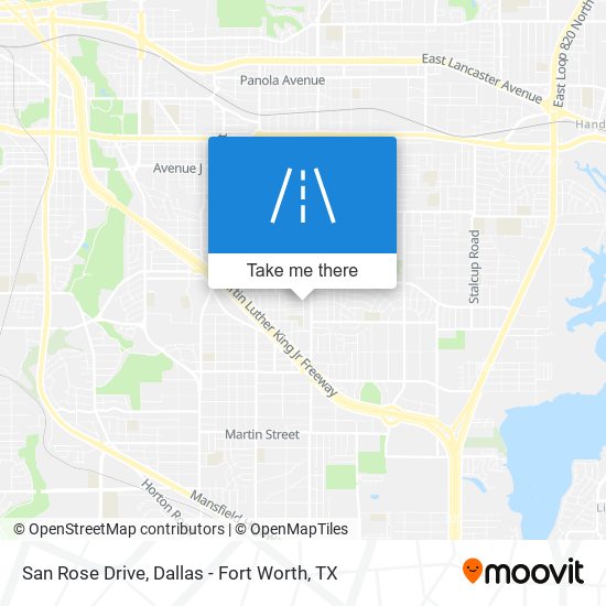 San Rose Drive map