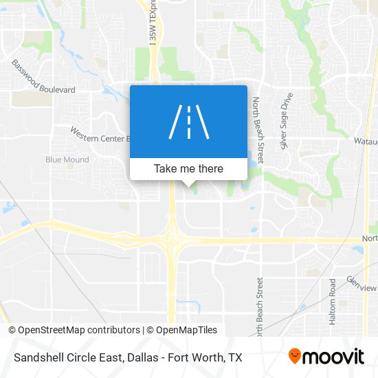 Sandshell Circle East map