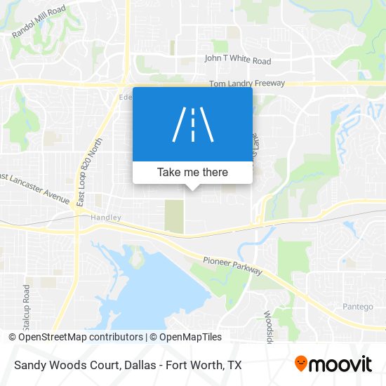 Sandy Woods Court map