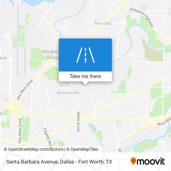 Mapa de Santa Barbara Avenue