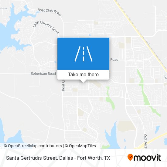 Santa Gertrudis Street map