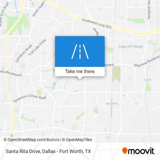Mapa de Santa Rita Drive