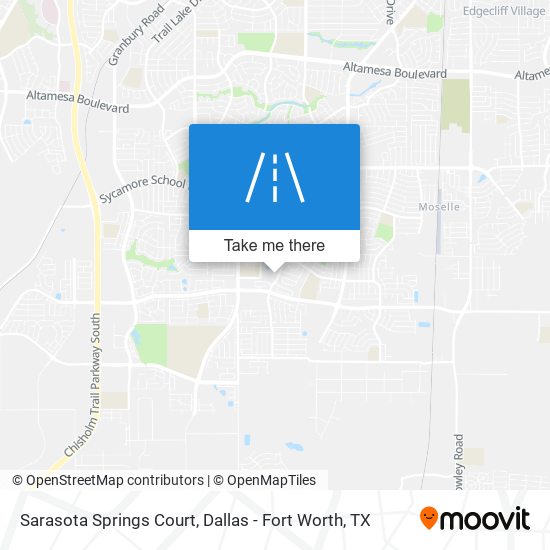 Sarasota Springs Court map