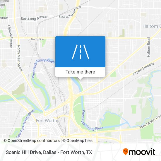 Scenic Hill Drive map