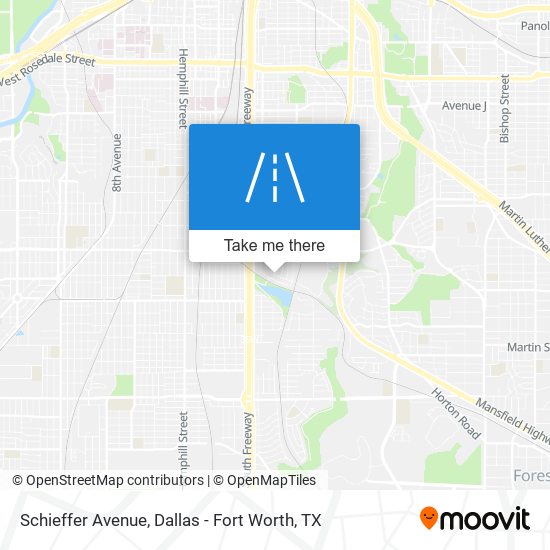 Schieffer Avenue map