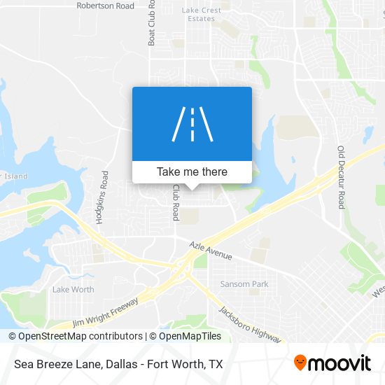 Sea Breeze Lane map