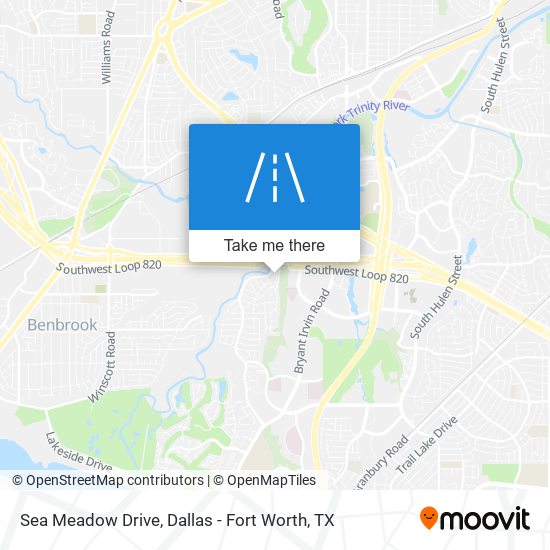 Sea Meadow Drive map