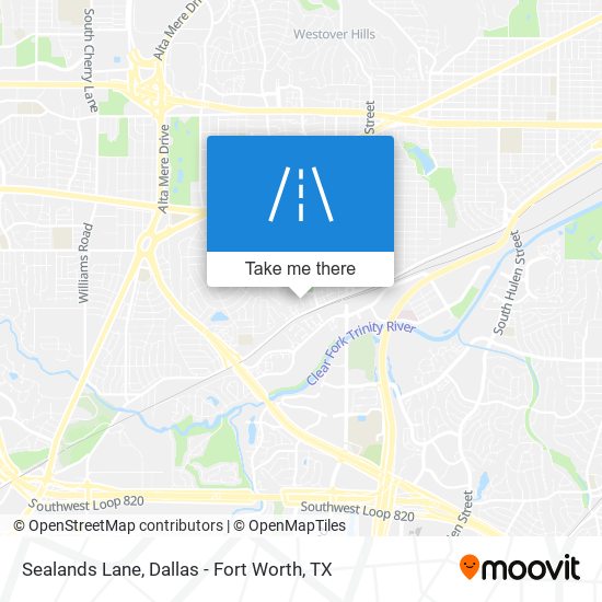 Sealands Lane map