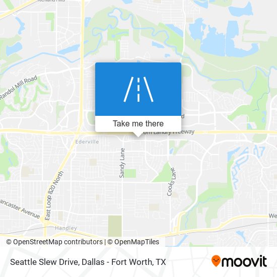 Seattle Slew Drive map