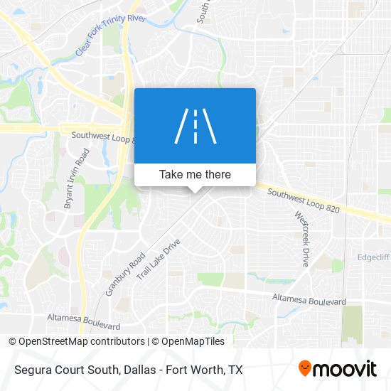 Segura Court South map