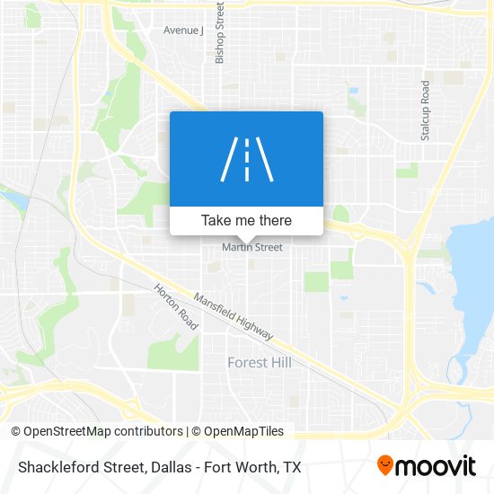 Shackleford Street map