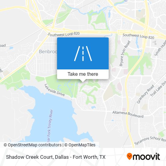 Mapa de Shadow Creek Court