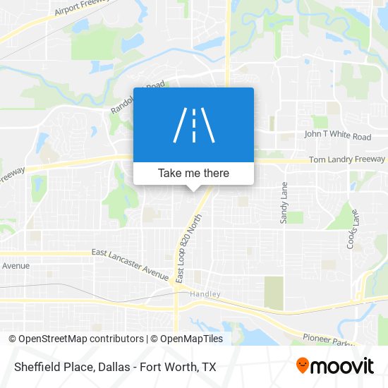 Sheffield Place map