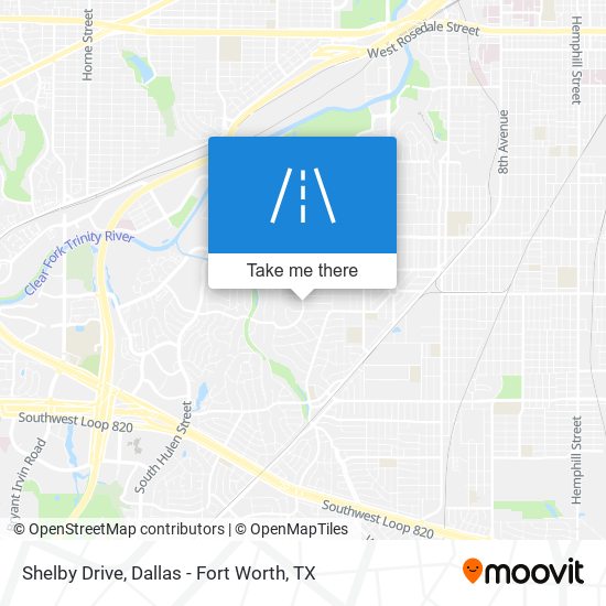 Shelby Drive map