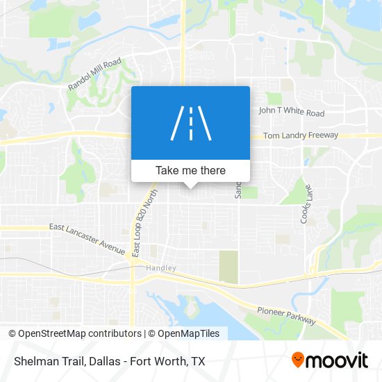 Shelman Trail map