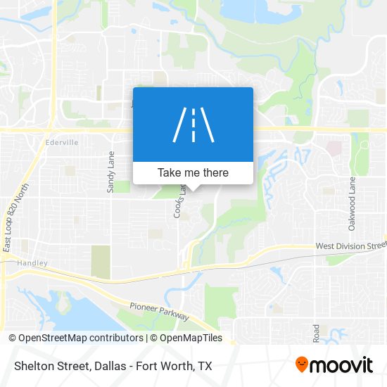 Shelton Street map