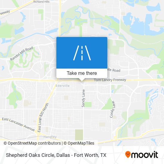 Shepherd Oaks Circle map