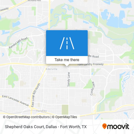 Shepherd Oaks Court map
