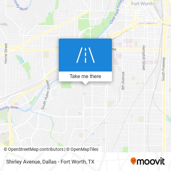 Shirley Avenue map