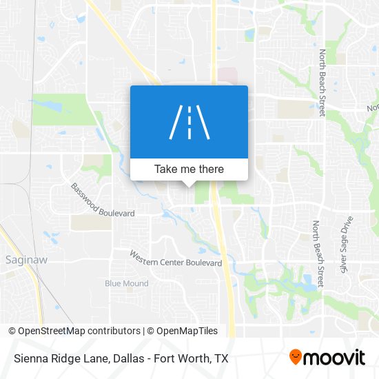 Sienna Ridge Lane map