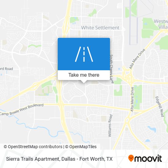 Sierra Trails Apartment map