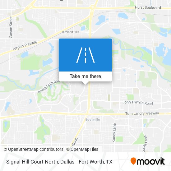 Signal Hill Court North map