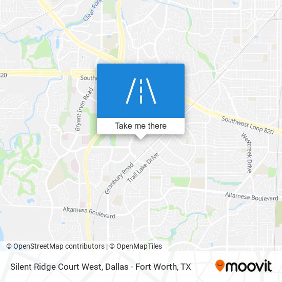 Silent Ridge Court West map