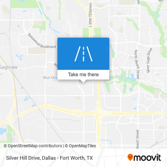 Silver Hill Drive map
