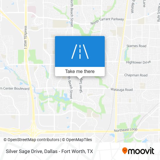 Silver Sage Drive map