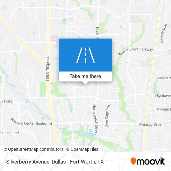 Mapa de Silverberry Avenue