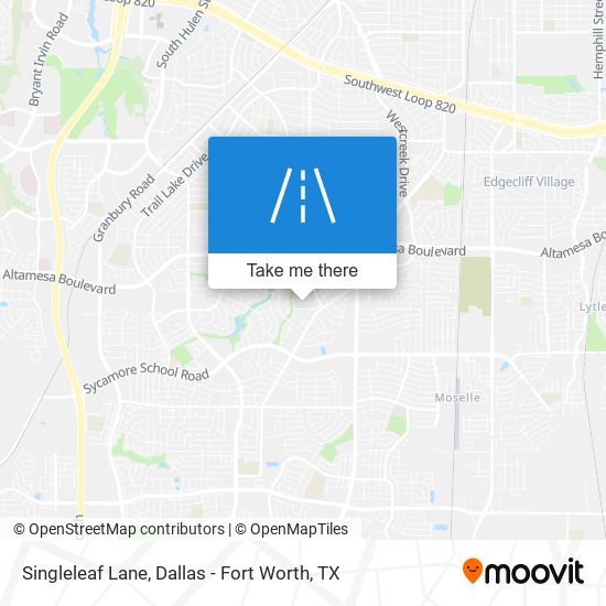 Singleleaf Lane map