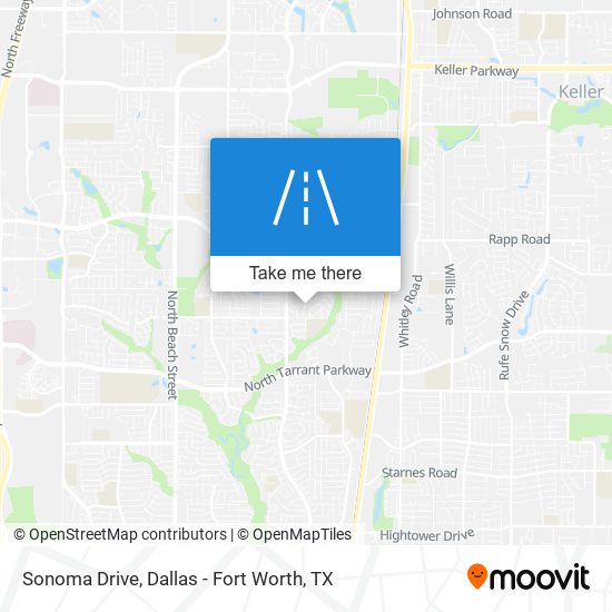 Sonoma Drive map
