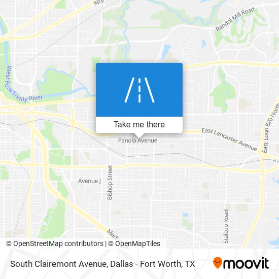 Mapa de South Clairemont Avenue