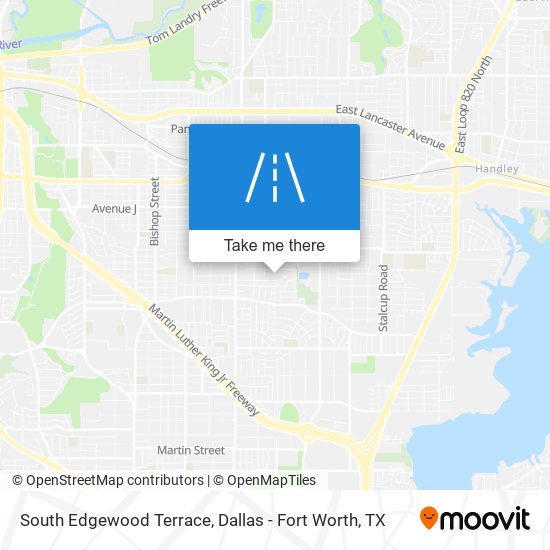 South Edgewood Terrace map