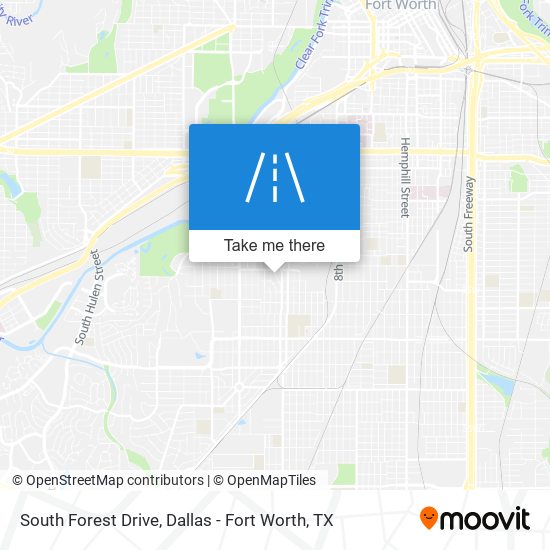 South Forest Drive map