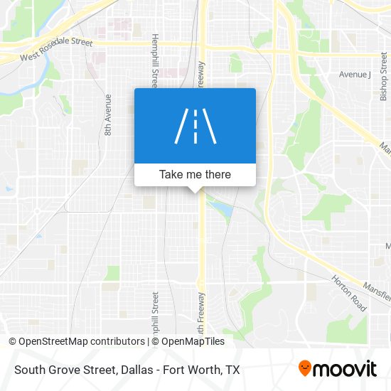 South Grove Street map