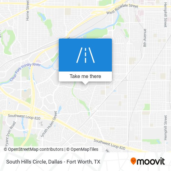 South Hills Circle map