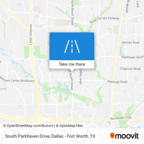 Mapa de South Parkhaven Drive