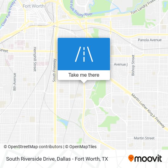 South Riverside Drive map